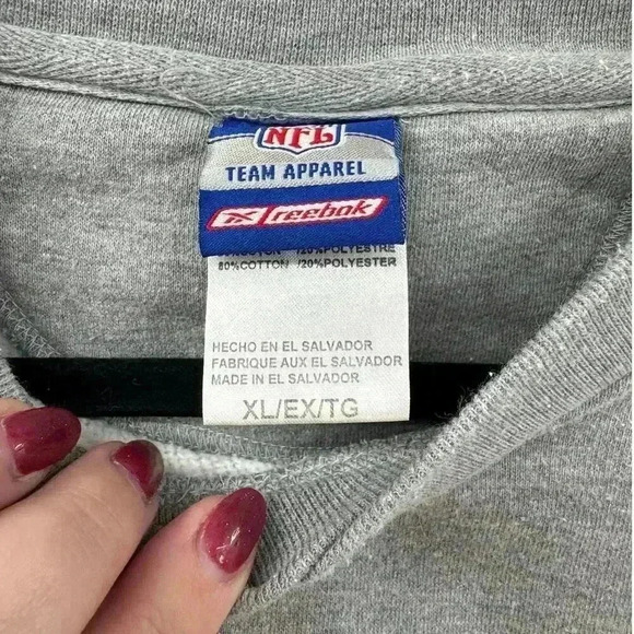 NFL Team Apparel/Reebok Men's Green Bay Packers Crew Neck Sweatshirt XL Football - Picture 3 of 6